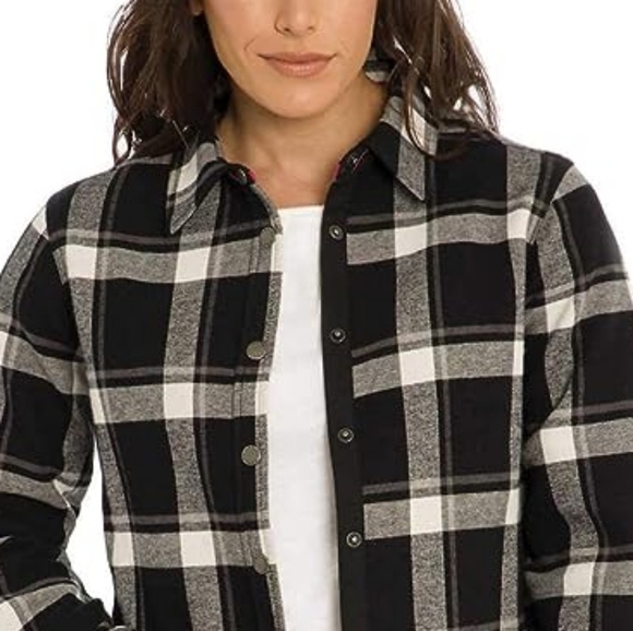 Orvis Fleece-lined Flannel Shirt Jacket, Shacket, Like New, Sz M - Picture 7 of 14